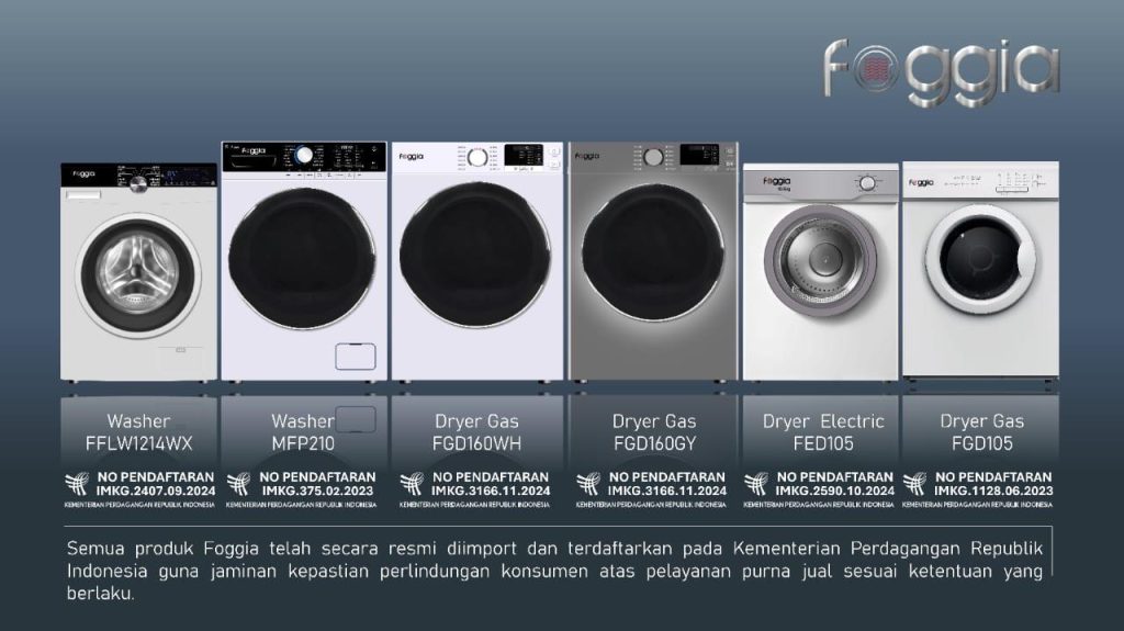 Light Commercial Product | Foggia Center Surabaya Penyedia mesin laundry di area Surabaya Jawa Timur